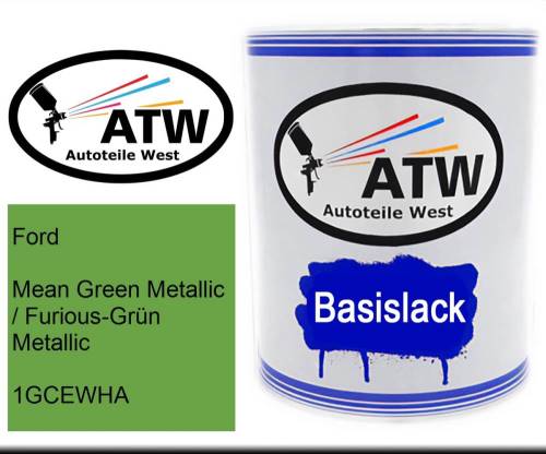 Ford, Mean Green Metallic / Furious-Grün Metallic, 1GCEWHA: 1L Lackdose, von ATW Autoteile West.